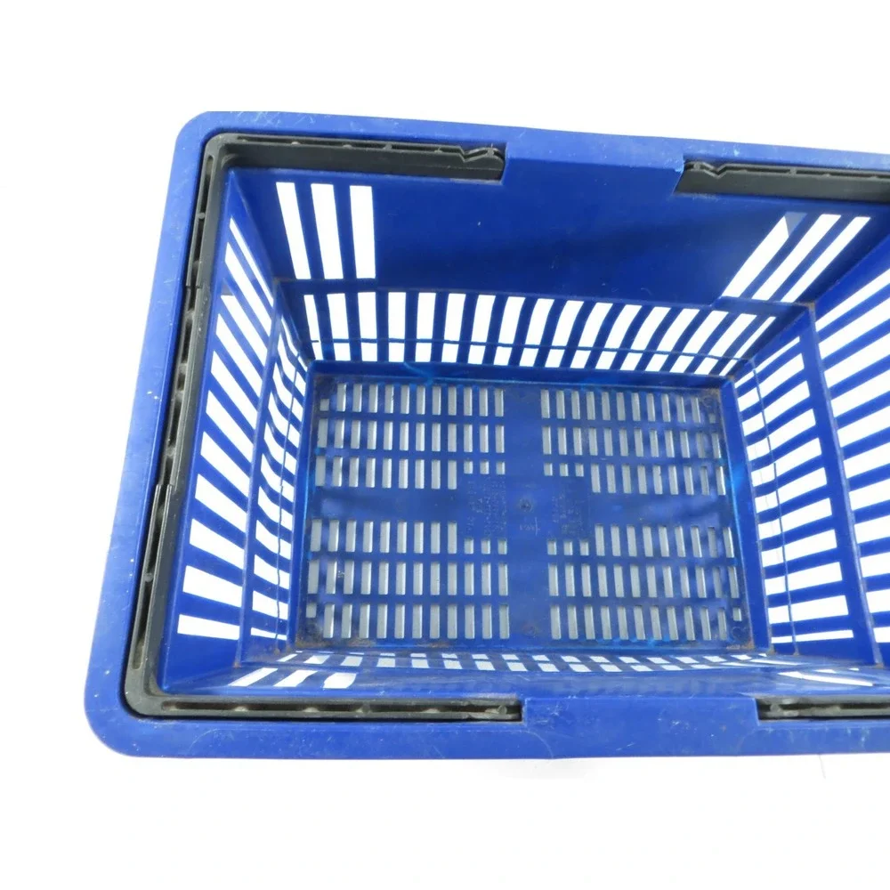 Vintage Food Lion Grocery Store Blue Plastic Shopping Basket 17